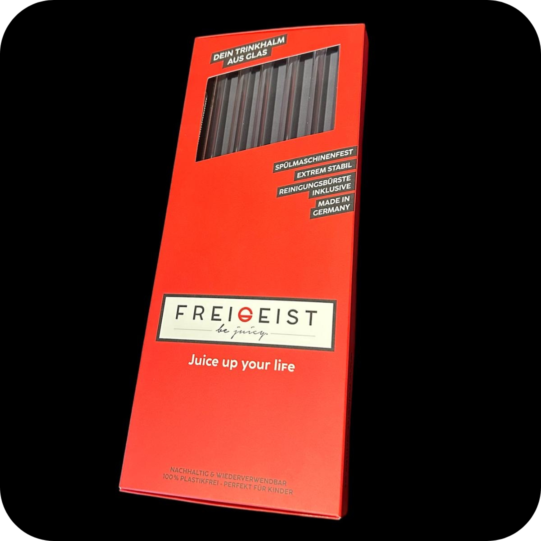 Glasstrohhalm 6er Set